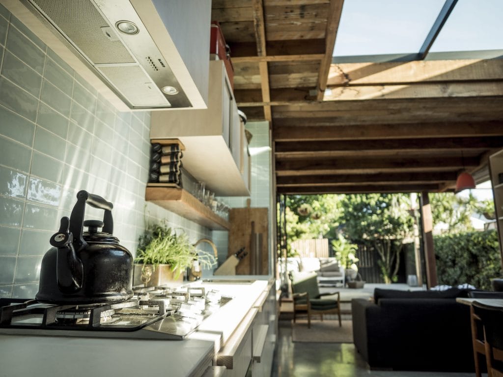 Fully renovated kitchen in a 1800s workers cottage in Botany NSW