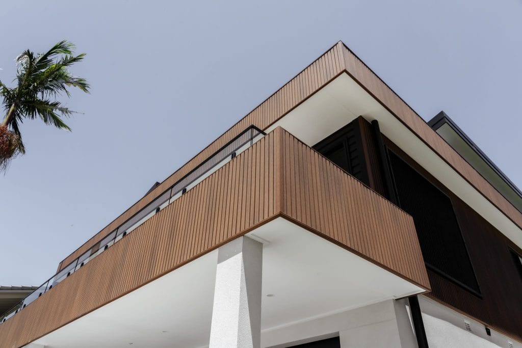 Contemporary timber clad exterior in Werri Beach NSW