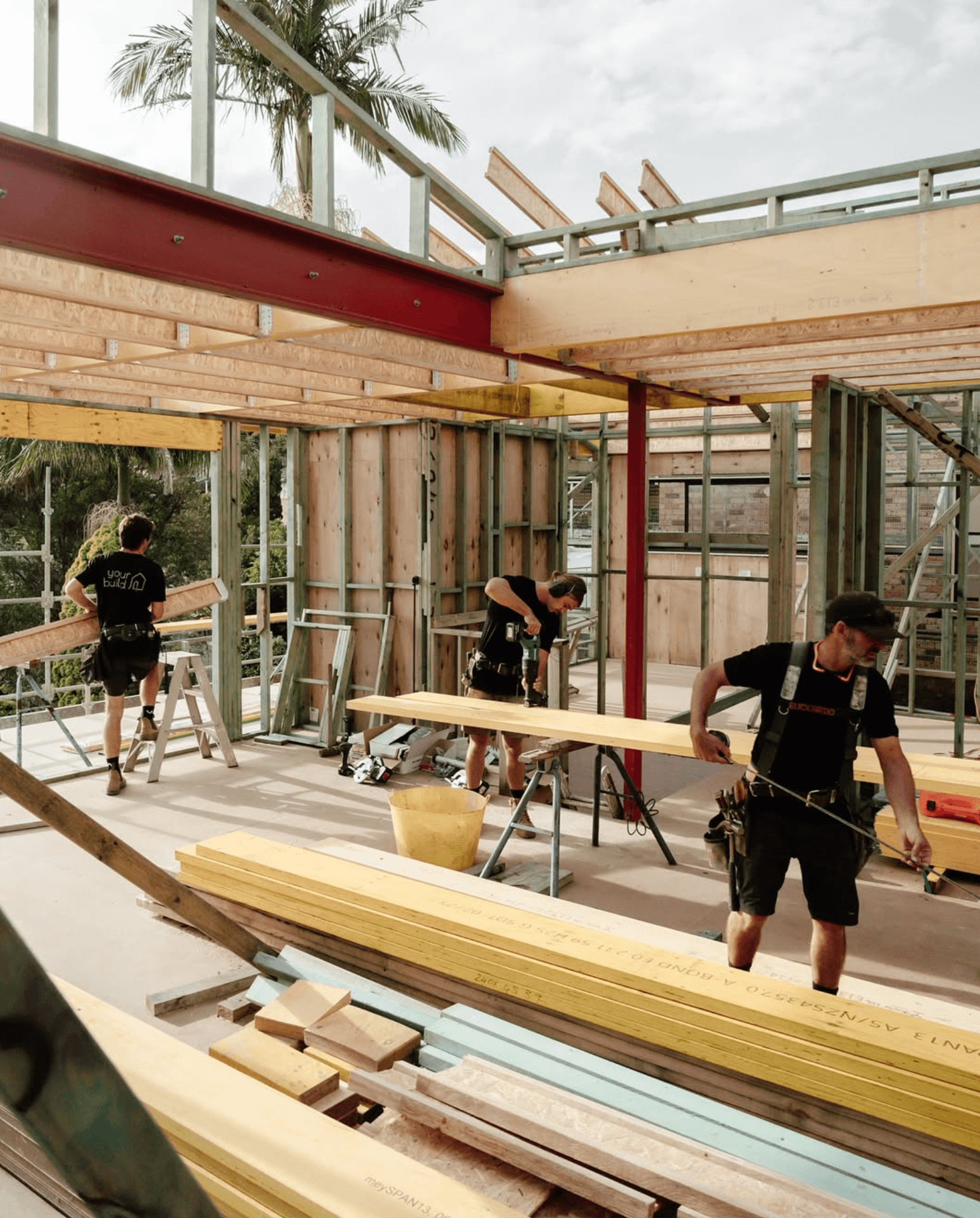 YourBuild Construct team working in Gerringong NSW